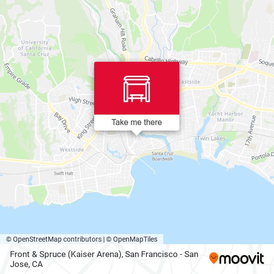 Front & Spruce (Kaiser Arena) map