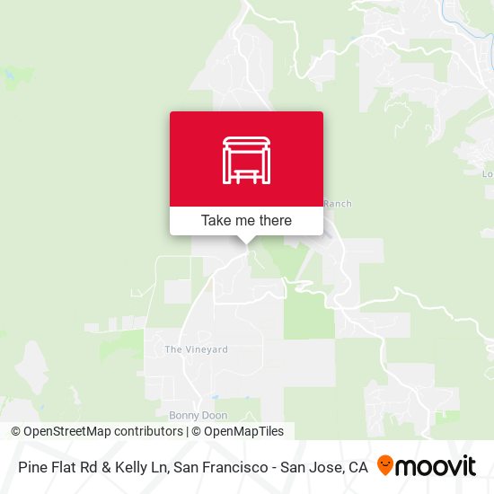Pine Flat Rd & Kelly Ln map