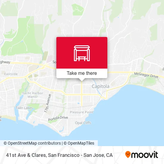 Mapa de 41st Ave & Clares