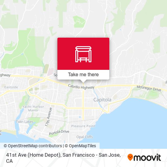 Mapa de 41st Ave (Home Depot)