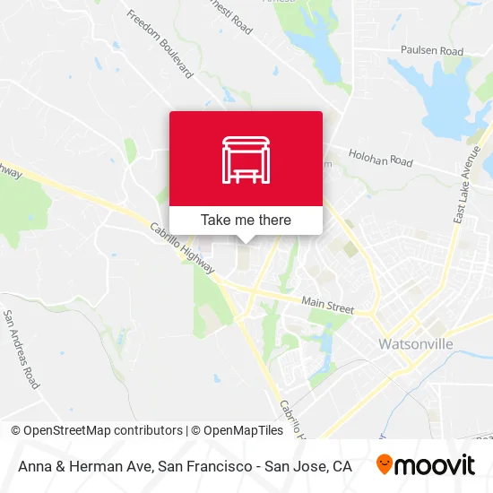 Anna & Herman Ave map