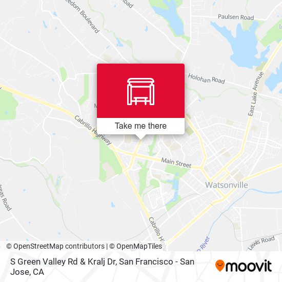 Mapa de S Green Valley Rd & Kralj Dr