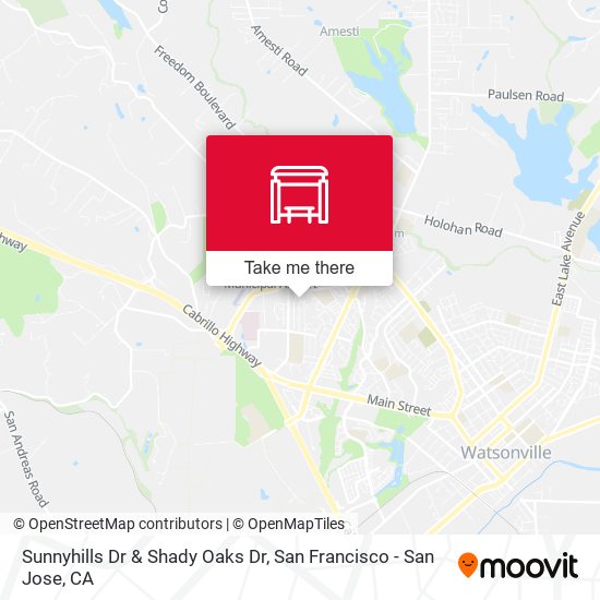 Mapa de Sunnyhills Dr & Shady Oaks Dr