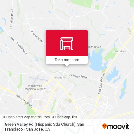 Mapa de Green Valley Rd (Hispanic Sda Church)