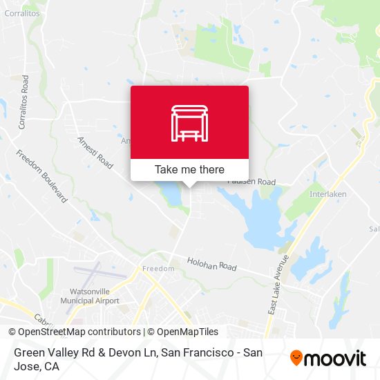 Mapa de Green Valley Rd & Devon Ln