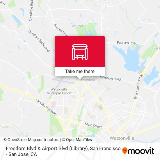 Mapa de Freedom Blvd & Airport Blvd (Library)