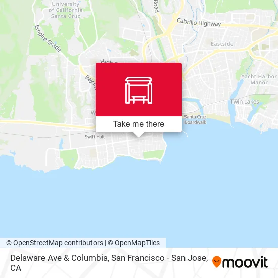 Delaware Ave & Columbia map