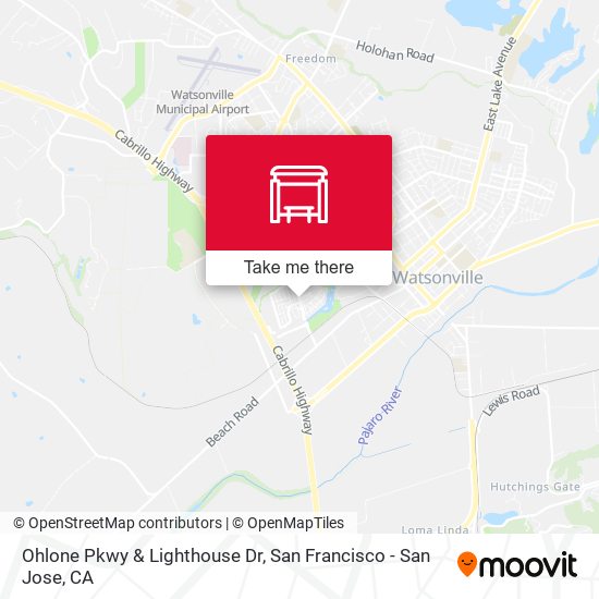 Ohlone Pkwy & Lighthouse Dr map