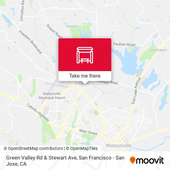 Mapa de Green Valley Rd & Stewart Ave