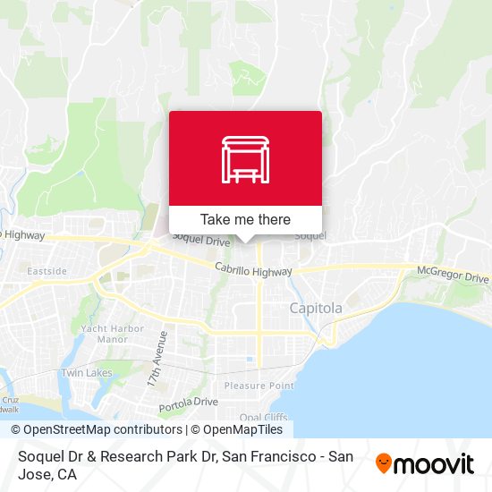 Mapa de Soquel Dr & Research Park Dr