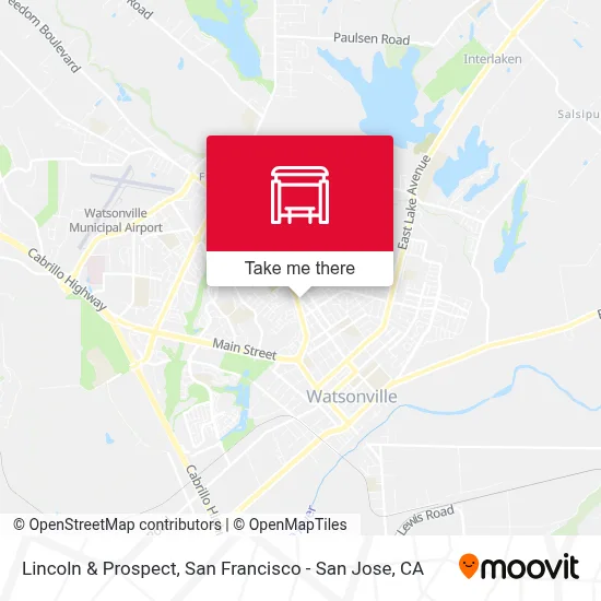 Lincoln & Prospect map