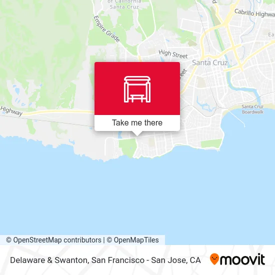 Delaware & Swanton map