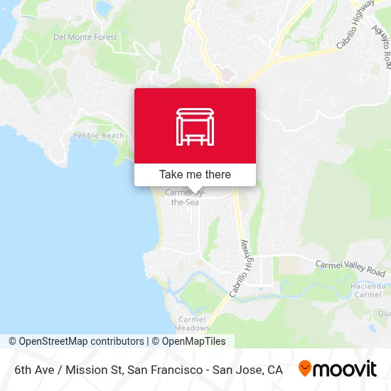 6th Ave / Mission St map