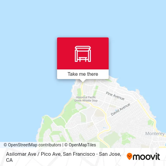 Asilomar Ave / Pico Ave map