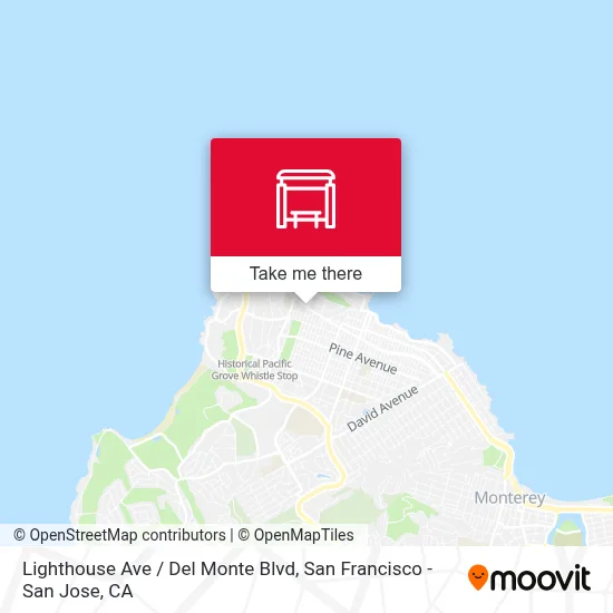 Lighthouse Ave / Del Monte Blvd map