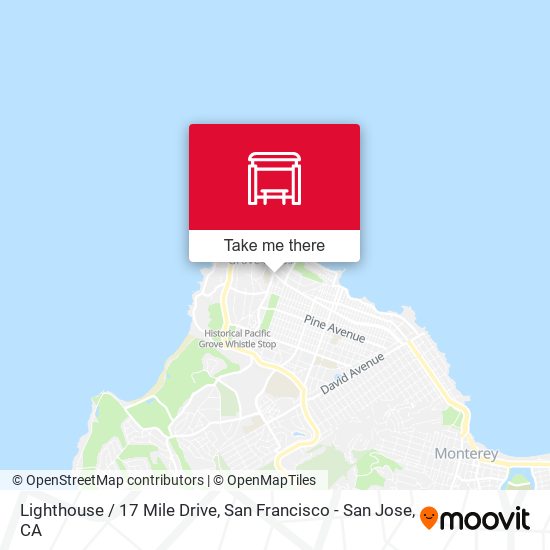 Mapa de Lighthouse / 17 Mile Drive