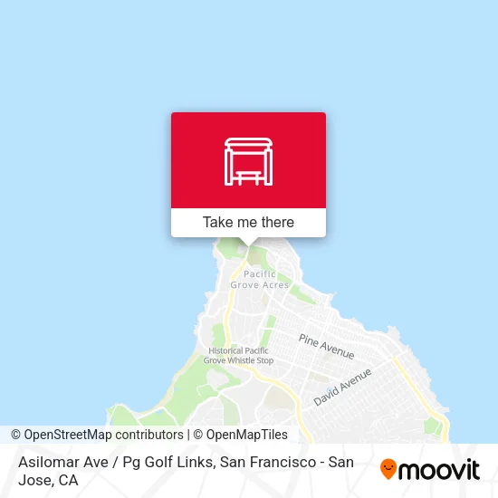 Asilomar Ave / Pg Golf Links map
