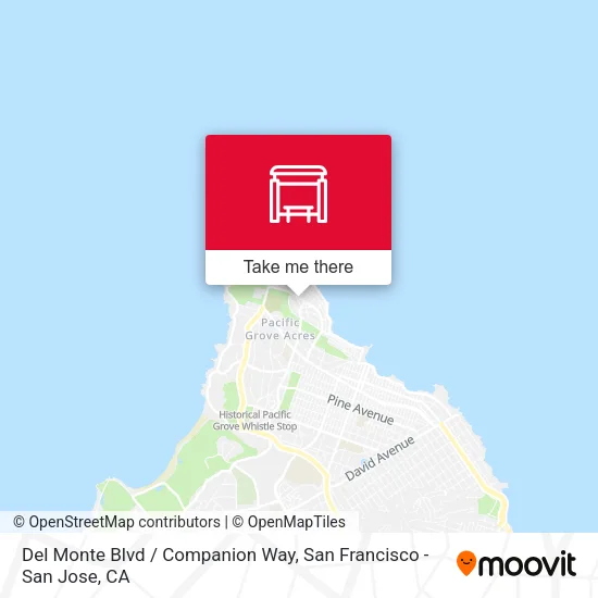 Del Monte Blvd / Companion Way map