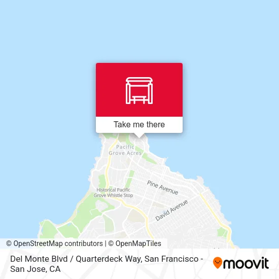 Del Monte Blvd / Quarterdeck Way map