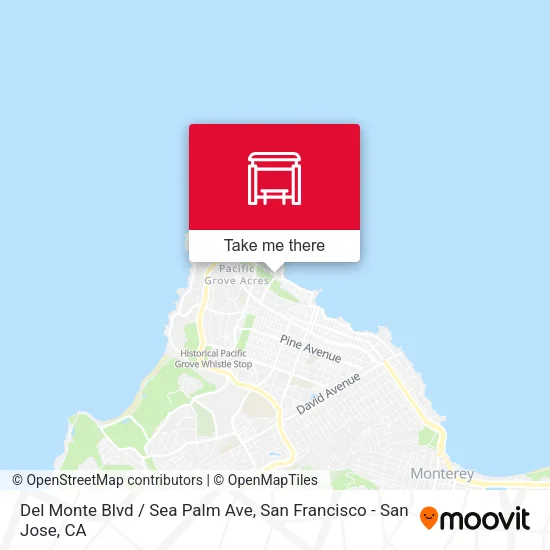 Del Monte Blvd / Sea Palm Ave map