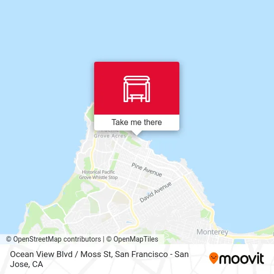 Ocean View Blvd / Moss St map