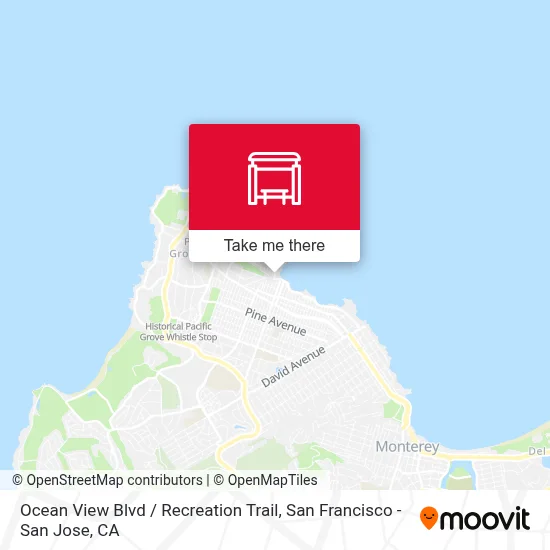 Ocean View Blvd / Recreation Trail map