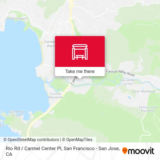 Rio Rd / Carmel Center Pl map