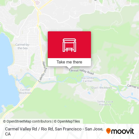 Mapa de Carmel Valley Rd / Rio Rd