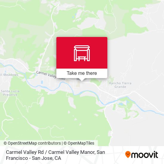 Carmel Valley Rd / Carmel Valley Manor map
