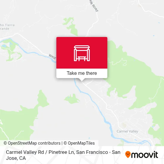 Carmel Valley Rd / Pinetree Ln map