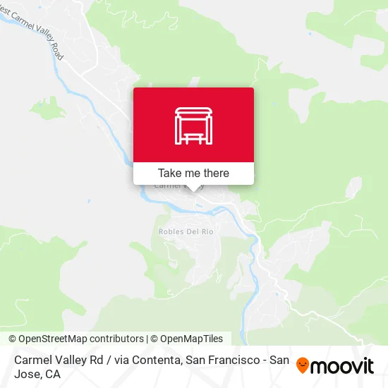 Carmel Valley Rd / via Contenta map