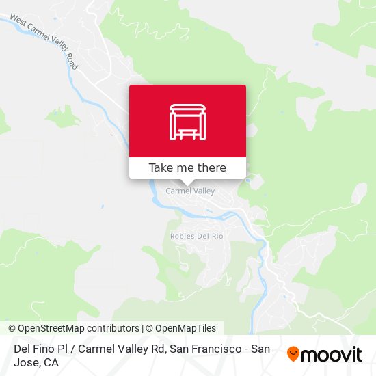 Del Fino Pl / Carmel Valley Rd map