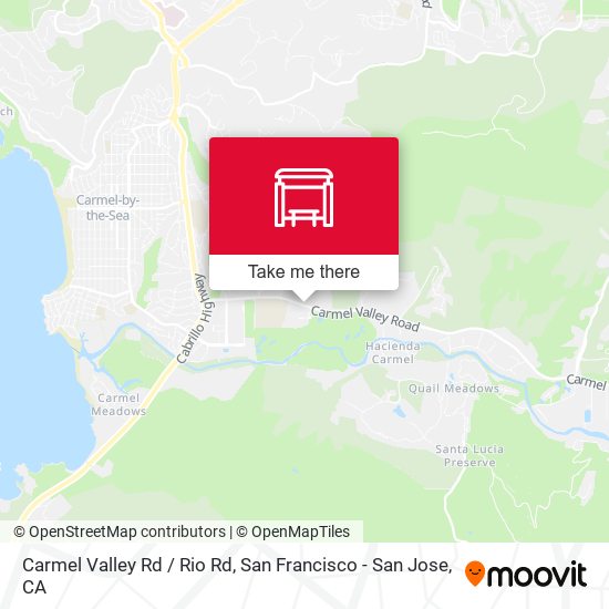 Mapa de Carmel Valley Rd / Rio Rd
