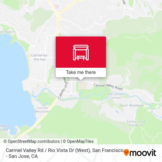 Carmel Valley Rd / Rio Vista Dr (West) map