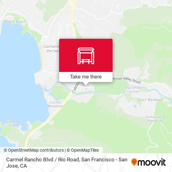Mapa de Carmel Rancho Blvd / Rio Road