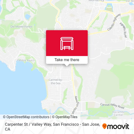 Carpenter St / Valley Way map