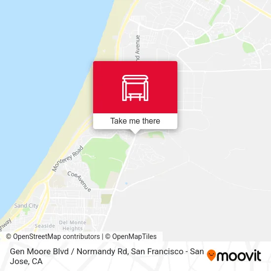 Gen Moore Blvd / Normandy Rd map