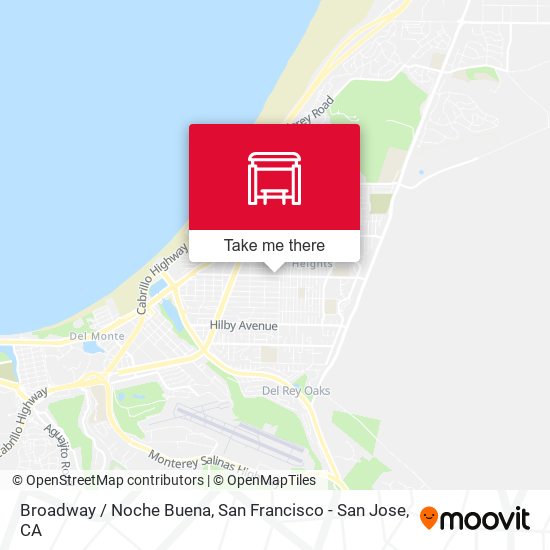 Broadway / Noche Buena map