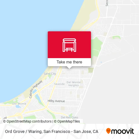 Ord Grove / Waring map