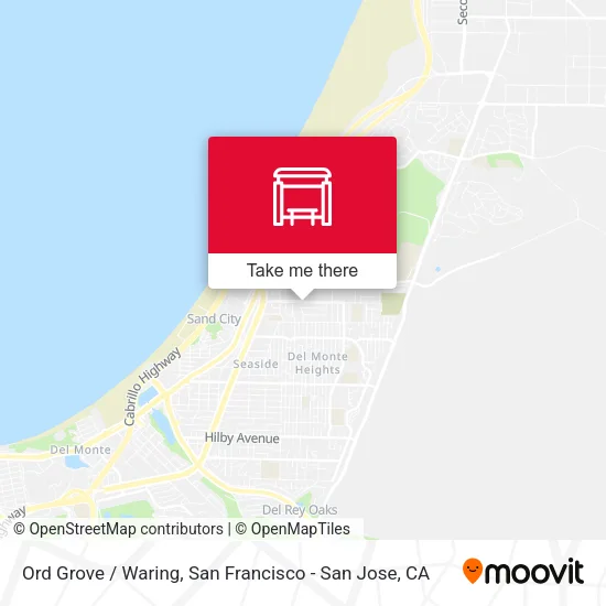 Ord Grove / Waring map