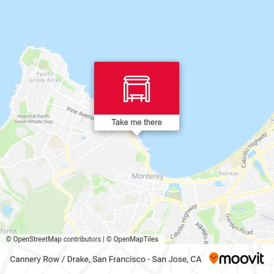 Cannery Row /  Drake map