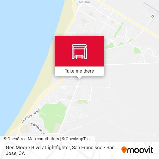 Gen Moore Blvd /  Lightfighter map