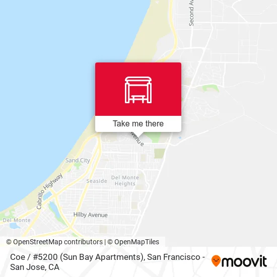 Coe /  #5200 (Sun Bay Apartments) map