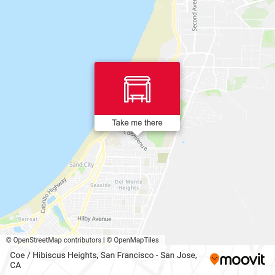 Coe /  Hibiscus Heights map