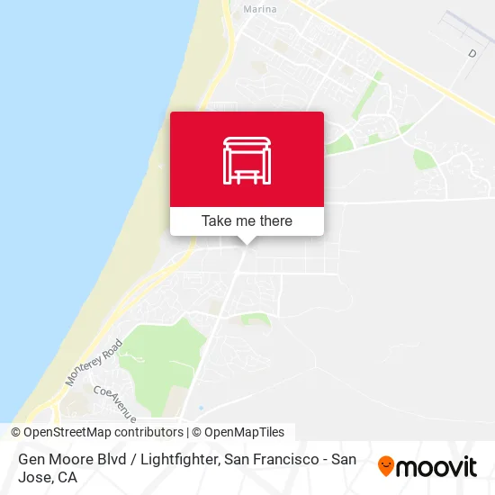 Gen Moore Blvd /  Lightfighter map