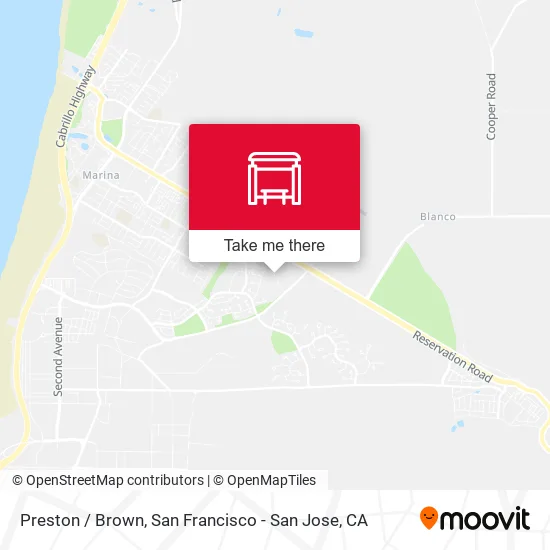 Preston /  Brown map