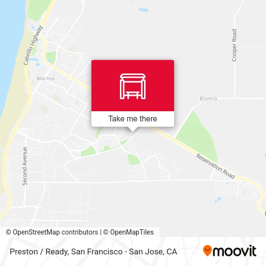 Preston /  Ready map