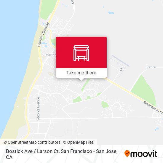 Bostick Ave /  Larson Ct map