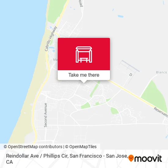 Reindollar Ave /  Phillips Cir map