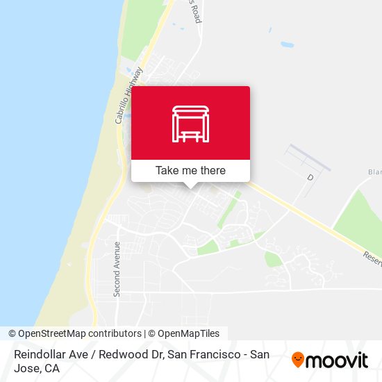 Reindollar Ave /  Redwood Dr map